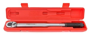 Tekton 24335 1/2 Zoll Antrieb Click Drehmomentschlüssel, 10-150 Fuß/Pfund, Neu - Bild 1 von 9