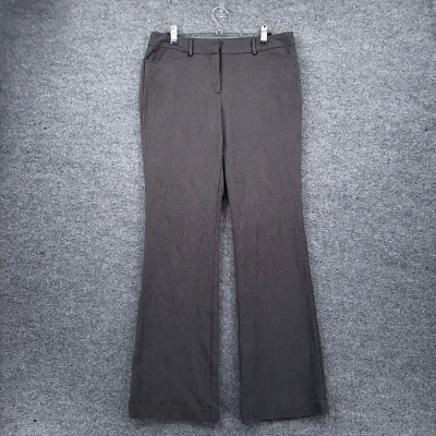 Pantalones de vestir Worthington para mujer 6 gris tiro medio corte bota calce moderno tweed Foto 1 de 4