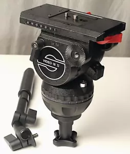 Sachtler Video 18 II 7+7 Fluid Head_100mm Bowl_40 lb Load_use w/ arri vinten #2 - Picture 1 of 12