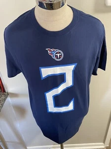 NFL Tennessee Titans Julio Jones Men's Large Nike Screen Print Jersey Shirt - Picture 1 of 6