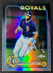 2024 Topps Chrome Nick Loftin RC Refractor #183 Rookie Card - Royals - Picture 1 of 2