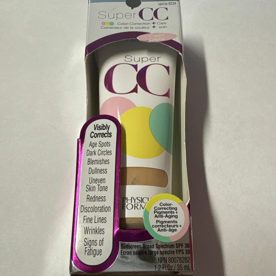 Physician's Formula SUPER CC ALL OVER BLUR CC CREAM Foundation  ~ LIGHT/CLAIR - Image 1 of 1