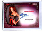 TNA Christy Hemme Knockouts 2009 Curves Autograph Card /75