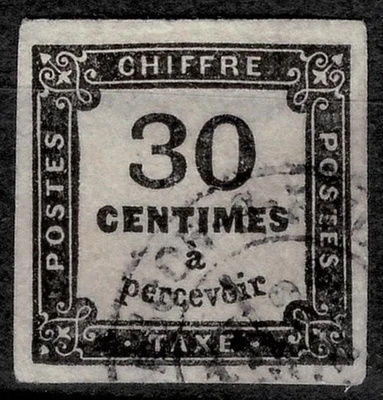 Francia 1871/78 ☀ Y30c franqueo debido ☀ Usado Foto 1 de 2