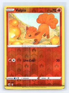 Vulpix (28) Common SWSH08: Fusion Strike 028/264 NM Foil Print line - Picture 1 of 2