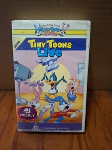 Tiny Toons Live Vhs Videos 1996                     X Rental - Picture 1 of 5