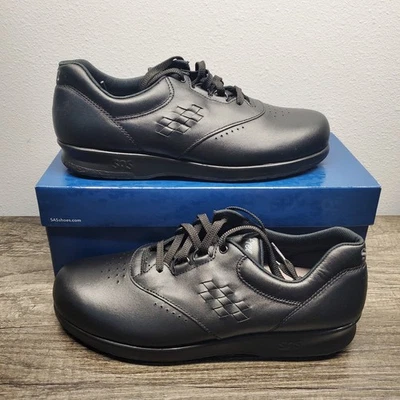 SAS Free Time Walking Womens Shoes Size 9.5N Black Leather Made in USA NIB - Image 1 of 4