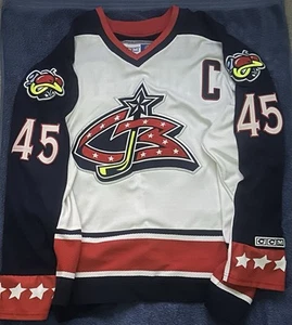 Jody Shelley Columbus Blue Jackets CCM XXL Jersey - Picture 1 of 2