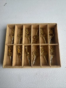 Ancien stock de montre à gousset Bergeon ?Assortiment remontage 12 clés tailles 1 à 12 - Photo 1/5