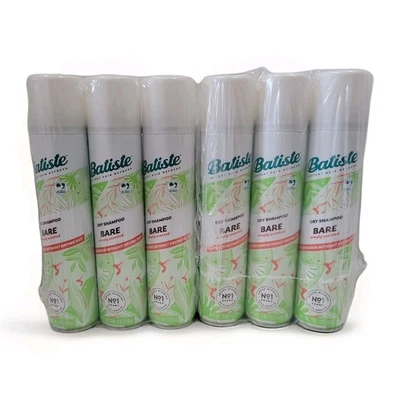 6pk - New Batiste Clean & Light Bare Dry Shampoo 3.81 oz With Keratin Ships Free - Image 1 of 4
