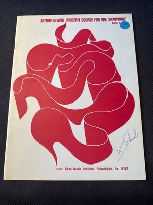 Modern Course For The Saxophone by Arthur Hegvik Music Book 1 - Image 1 of 3