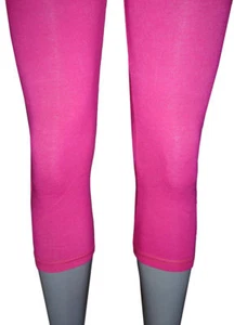 STL Basic Leggins Leggings Capri Hose Jeans Style pink schwarz lila S M L NEU - Imagen 1 de 10