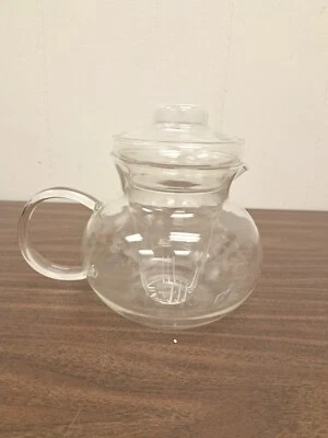 PRIMULA Flowering Teas Clear Glass TEA POT LOOSE TEA INFUSER  - Image 1 of 4