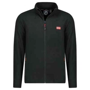 Geo Norway Ulysse Hombre Negro Fleece con Cremallera Sudadera WY6430H - Imagen 1 de 4