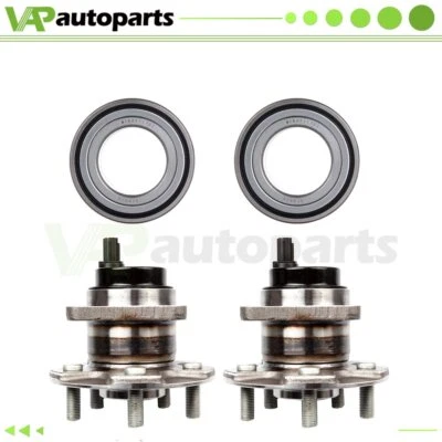 Conjunto de 4 cojinetes y bujes de rueda delanteros y traseros para Toyota Corolla Matrix 2009-2013 Foto 1 de 4