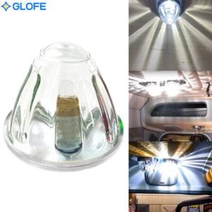 1X Watermelon Clear Glass Lens Kit 1156 one Wire Incandescent White LED Light - Foto 1 di 10