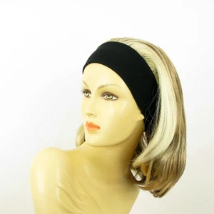 headband wig mid long blond copper wick clear and chocolate ref: MADY 15613h4 - Picture 1 of 7