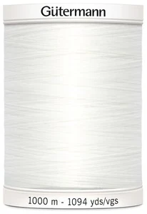 Gutermann 1000P-20 Sew-All Thread 1,094yd-Nu White (5Pk) - Picture 1 of 1