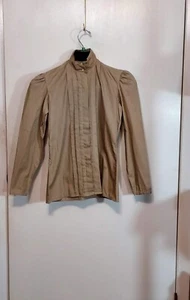 Nantucket Damen elegante Bluse Gr. 4 Langarm Stehkragen Knopfleiste - Bild 1 von 4