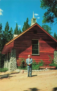 Postal Capilla Conmemorativa Bruce Creighton - Idyllwild, California De Colección - Imagen 1 de 2