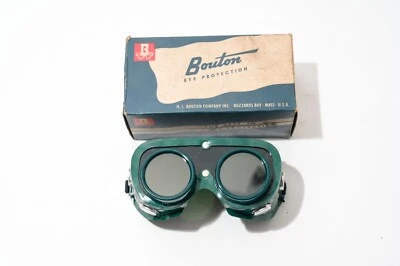 Bouton Safety Goggles, Soft Sides, Torch, Welding, Vintage, Steampunk - Image 1 of 4
