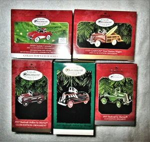 5er Set Punzen Collector's Club Serie Ornamente! Corvette von 1958 und mehr! - Bild 1 von 3