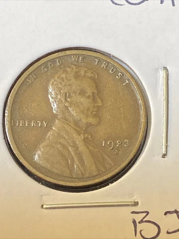 1923 S Lincoln Cent XF. BJM400 Cover