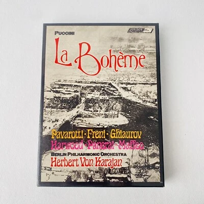 Vintage La Boheme Puccini Cassette Tapes Original Box With Guide - Image 1 of 4
