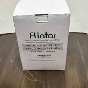 Flintar All-in-1 True HEPA Replacement Filter - KOIOS & Mooka EPI810 - 2 Pack - Picture 1 of 4