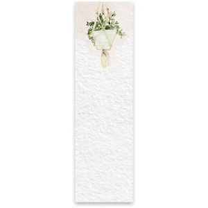 Hanging Foliage Plant Magnetic List Pad - Picture 1 of 1