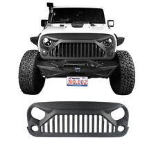 Matte Black Front Angry Bird Grill Grille Cover For 2007-2018 Jeep Wrangler JK
