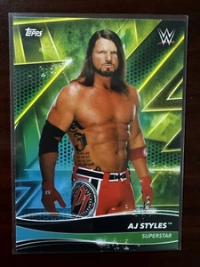 Topps WWE Superstars 2021 #2 AJ Styles - Imagen 1 de 2