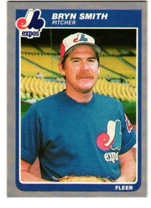 1985 Fleer #410 Bryn Smith, Montreal Expos - Picture 1 of 2