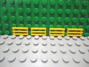 Lego 4 Yellow 1x2 grille car truck vent NEW