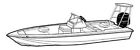 7.6Oz Boat Cover Coastline 1802 Flats Pro 2003-2006
