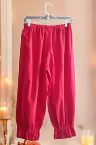 Kids Santa Red Pants Bloomers Elf Raggedy Ann Costume Theater 23" x 24" - Picture 1 of 11