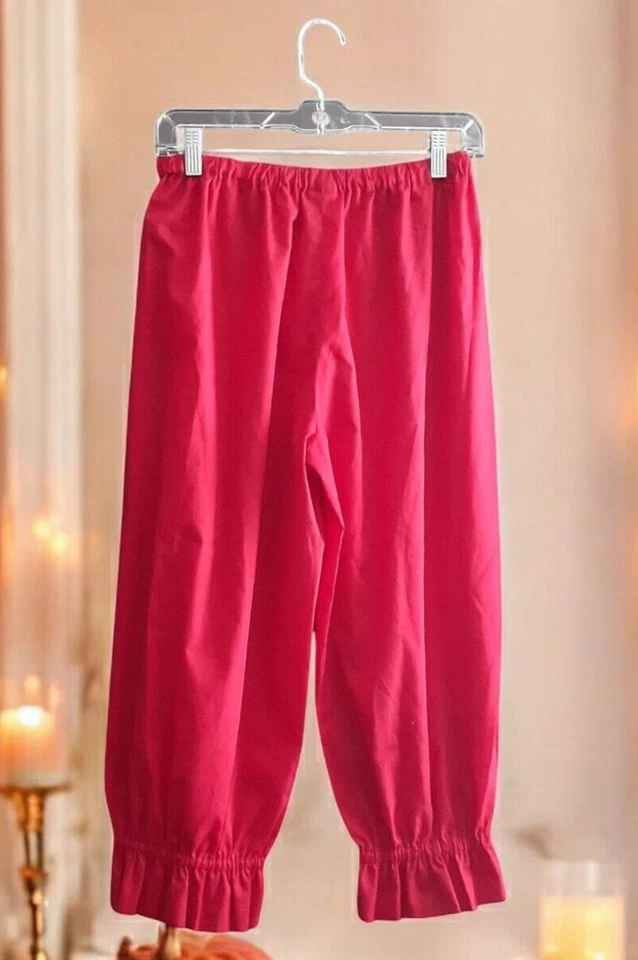 Pantalones rojos de Papá Noel para niños Bloomers Elf Raggedy Ann Disfraz Teatro 23" x 24" Foto 1 de 4