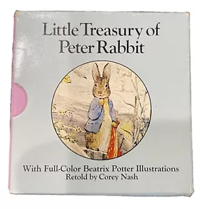 Beatrix Potter Little Treasury of Peter Rabbit 1983 Mini Books Collection EUC!!! - Picture 1 of 4