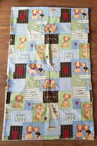 PUPPY LOVE - LIL ONES by Dena Designs for Fabric Traditions Cotton Flannel 2006 - Picture 1 of 3