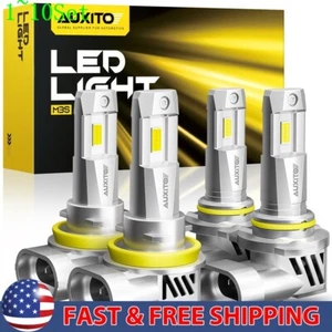 AUXITO M3S H8 9005 H11 LED Headlamp Headlight Bulbs 6500K White HIgh Low 1-10Set - Picture 1 of 11