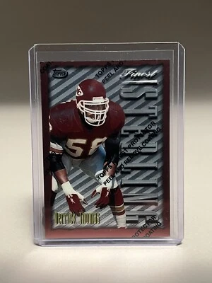 1996 Topps Finest Sterling Derrick Thomas w/ Protective Coating #242 S43 - Image 1 of 2