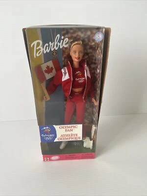Canada Olympic Fan Sydney Australia 2000 Barbie Doll  Issued 1999 NRFB - Image 1 of 4