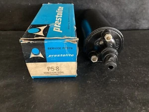Prestolite 6 Volt Ignition Coil 200690 / P5-8 Made in USA 1950's-1960's - Picture 1 of 5