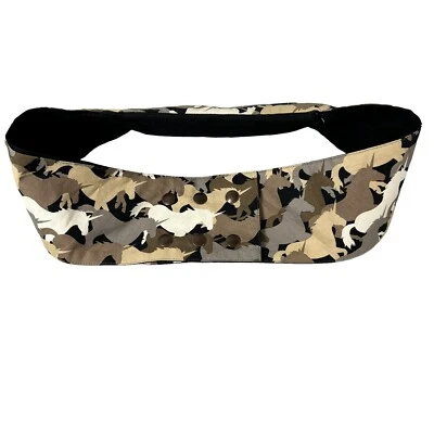 Cinturón de viaje reversible de pétalos y tallos Riñonera Bolsillo con cremallera Camuflaje Unicornio Negro EE. UU. Foto 1 de 4