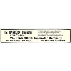 The Hancock Inspirator Company Chicago NY 1914 Original Ad AF3-10 - Bild 1 von 2