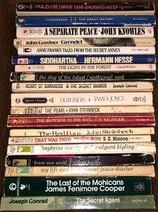 Classic Literature, lot of 19, Various Authors, Huxley, Kesey, Hesse, West, etc. - Picture 1 of 12