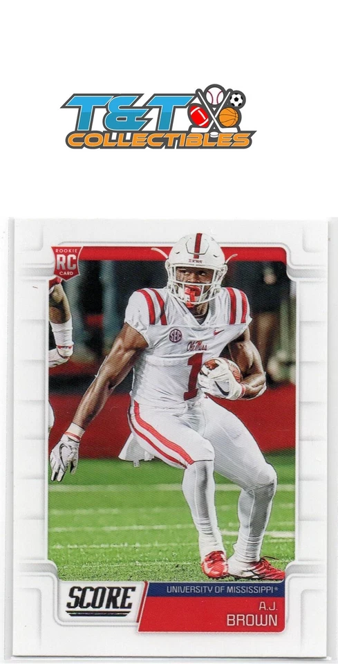 A.J. Brown 2019 Score #348 Ole Miss Rebels RC 7 - Image 1 of 1