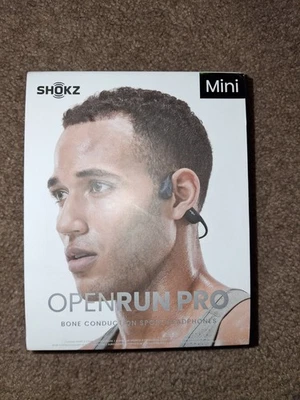 Shokz OpenRun Pro Mini Bluetooth Wireless Headphones Black - Image 1 of 4
