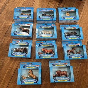 LOT OF 11 ERTL FARM COUNTRY COLLECTIBLE ANIMALS HORSES, COWS, ETC. ~ NIB - Picture 1 of 7