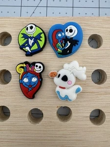 Lot of 4 Croc Jibbitz - Disney Nightmare Before Christmas Theme - Picture 1 of 1